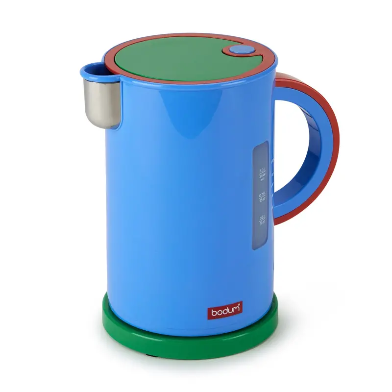 Bodum Electric Gooseneck Kettle – Vibrant Blue Precision Boiling