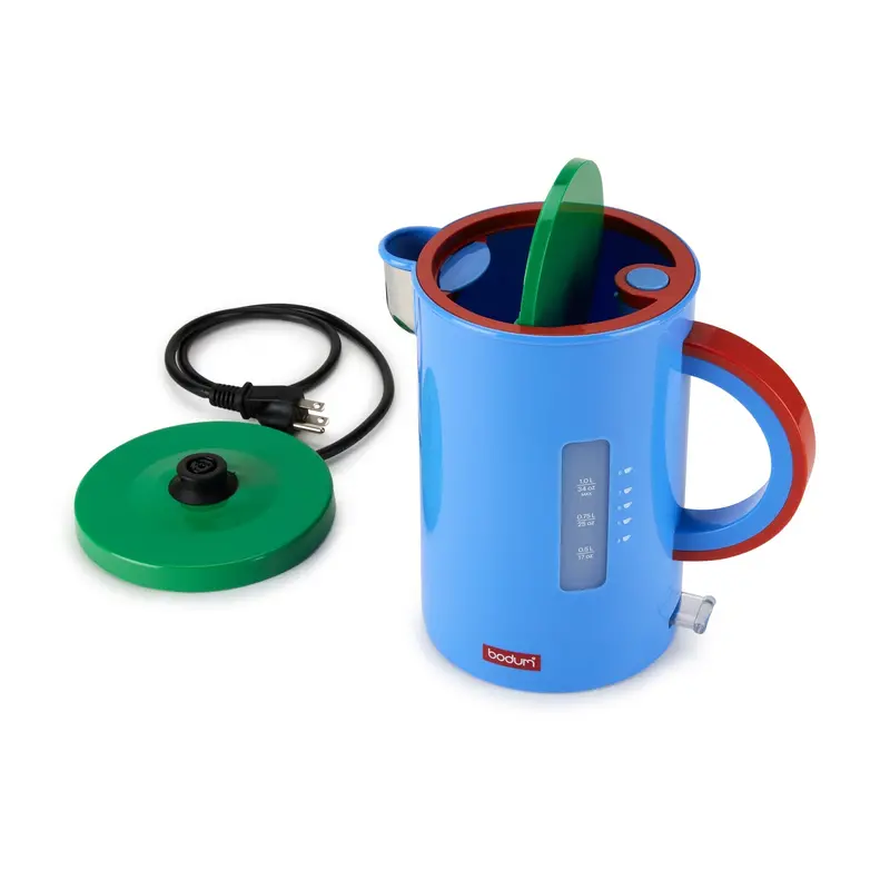 Bodum Electric Gooseneck Kettle – Vibrant Blue Precision Boiling