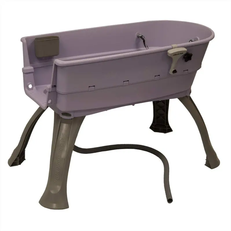 Booster Bath Elevated Pet Grooming Station – Teal Step Combo for Large Dogs | Ergonomic Height Design with Non-Slip Platform