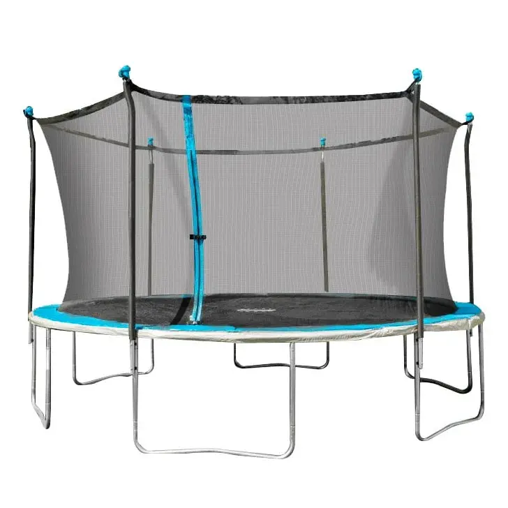 Bounce Pro 14-Foot Illuminated Trampoline with Flash Lite Safety Enclosure and Reinforced Frame