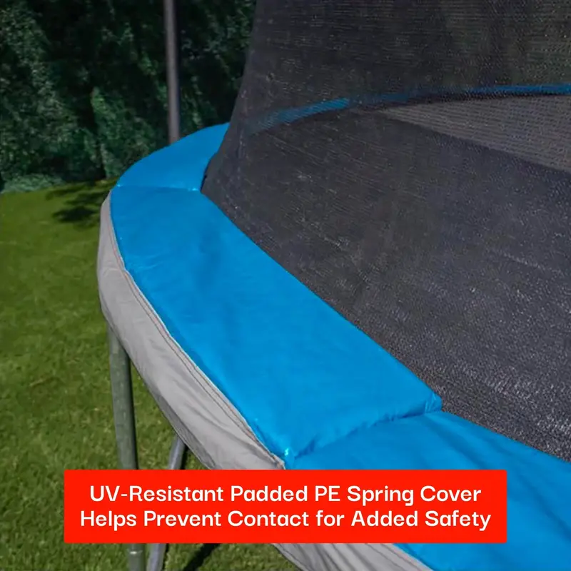Bounce Pro 14-Foot Illuminated Trampoline with Flash Lite Safety Enclosure and Reinforced Frame
