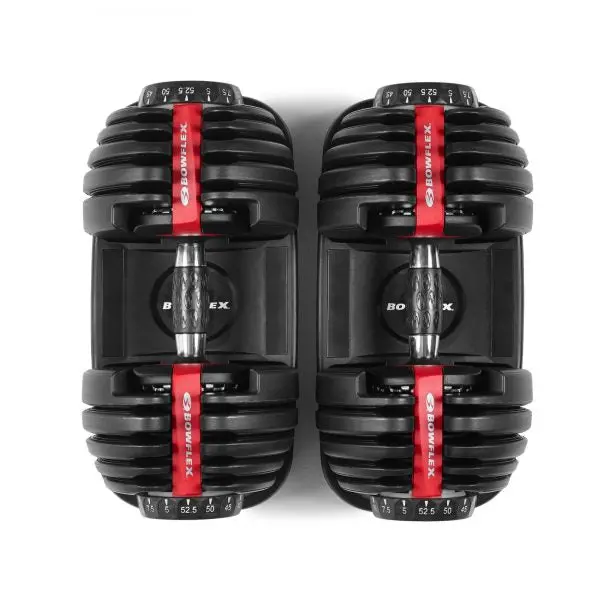Bowflex SelectTech 552 Adjustable Dumbbell Pair with Rapid Weight-Change System