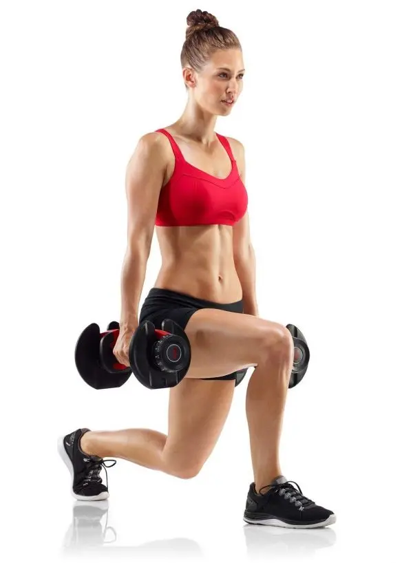 Bowflex SelectTech 552 Adjustable Dumbbell Pair with Rapid Weight-Change System