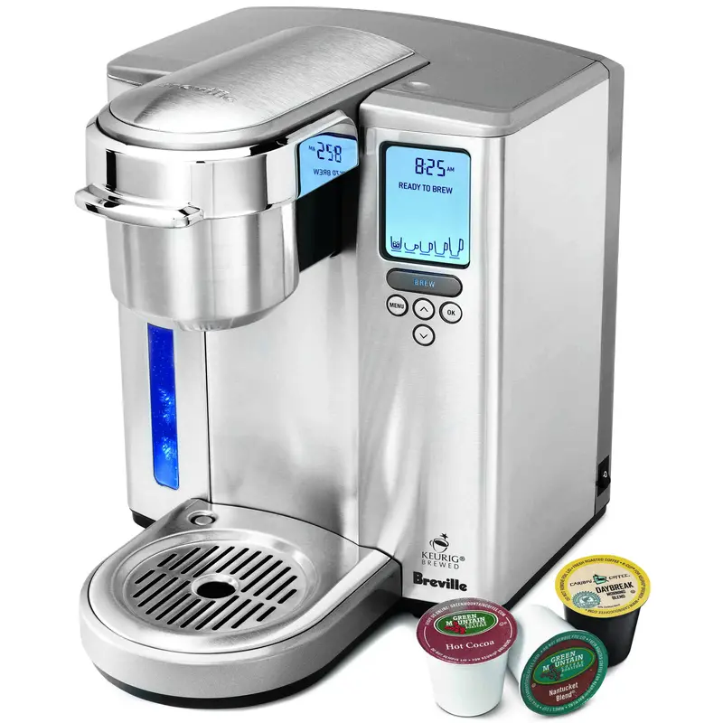 Breville BKC700XL Precision Single-Serve Coffee Maker – 64-Ounce Reservoir, Five Brew Sizes, Adjustable Temperature, and Auto On/Off Timer