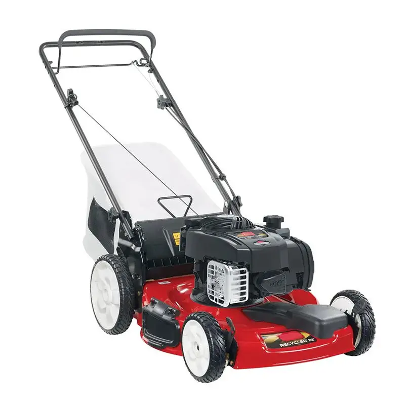 Briggs & Stratton 22-Inch High-Wheel Self-Propelled Gas Lawn Mower – Variable Speed Drive with Grass Collection System