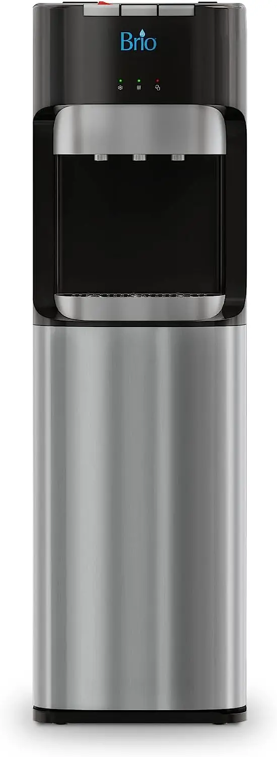 Brio Bottom-Loading Water Cooler – Triple-Temperature Dispenser (Hot, Cold, Room Temp)