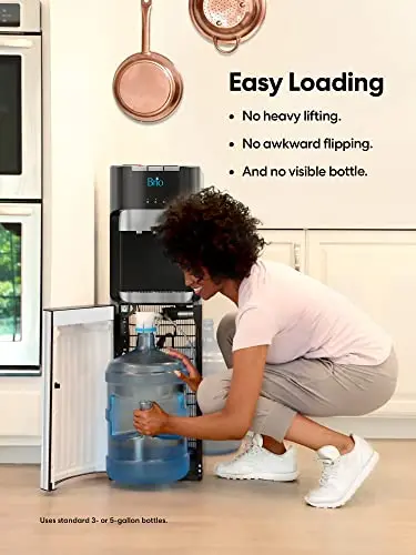 Brio Bottom-Loading Water Cooler – Triple-Temperature Dispenser (Hot, Cold, Room Temp)