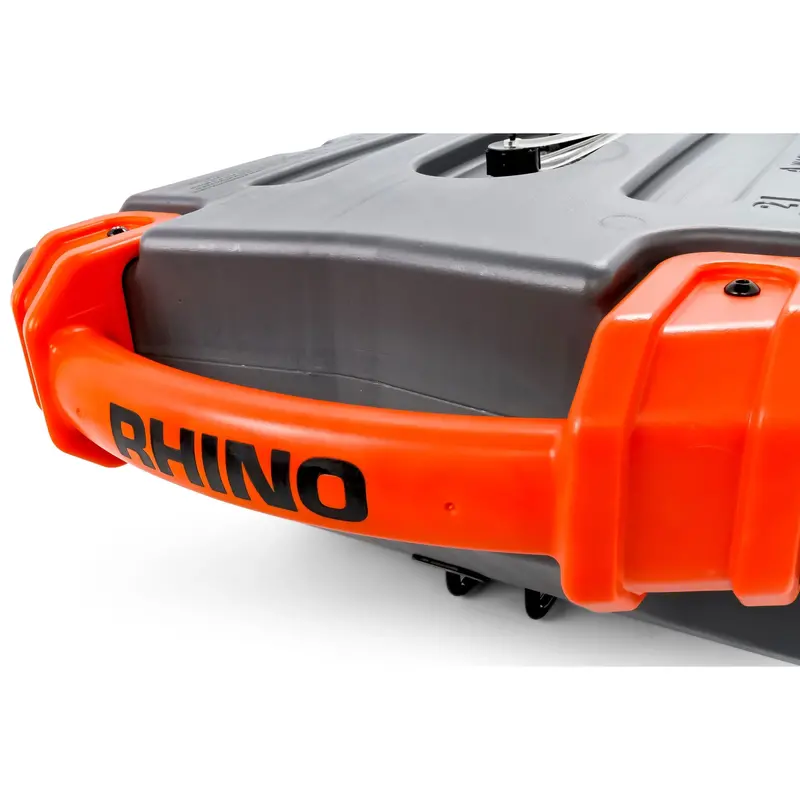Camco Rhino Portable RV Sewage Tank System – 36-Gallon Dual-Tank Kit with Hose, Fittings, and Accessories