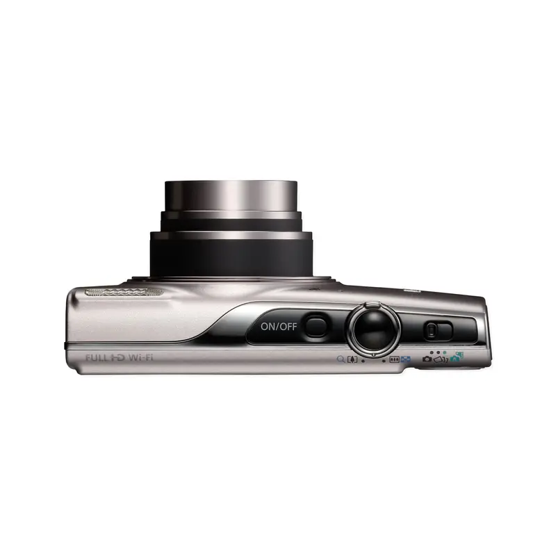 Canon PowerShot ELPH 360 HS Silver Compact Camera – 20.2MP with Smart Auto