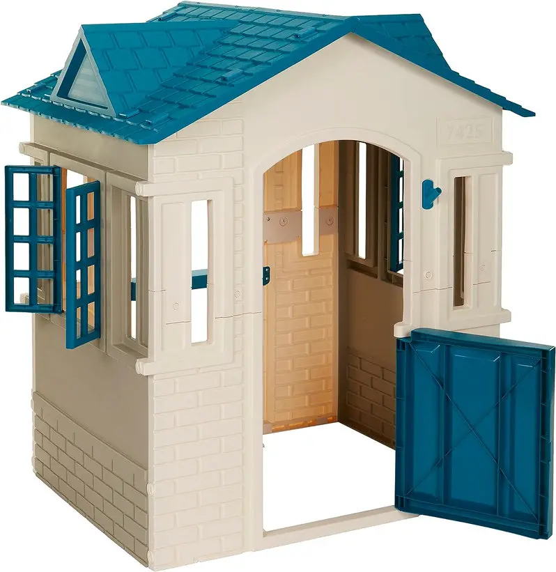 Cape Cottage Blue Play Theater – Creative Storytelling Stage for Imaginative Play