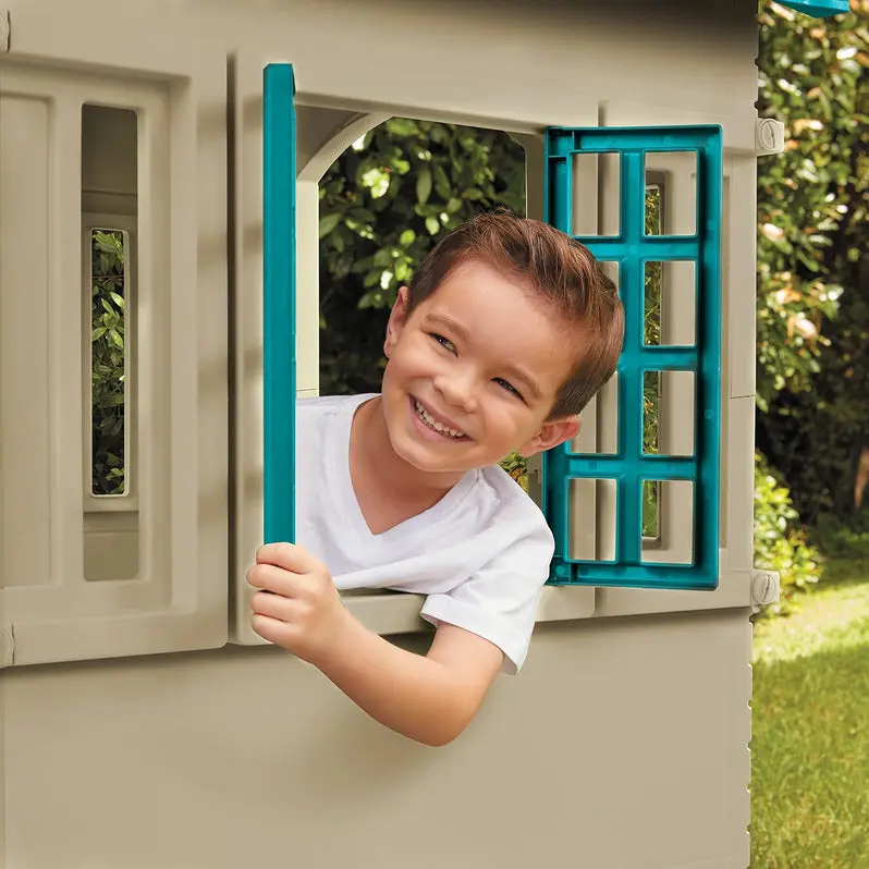 Cape Cottage Blue Play Theater – Creative Storytelling Stage for Imaginative Play