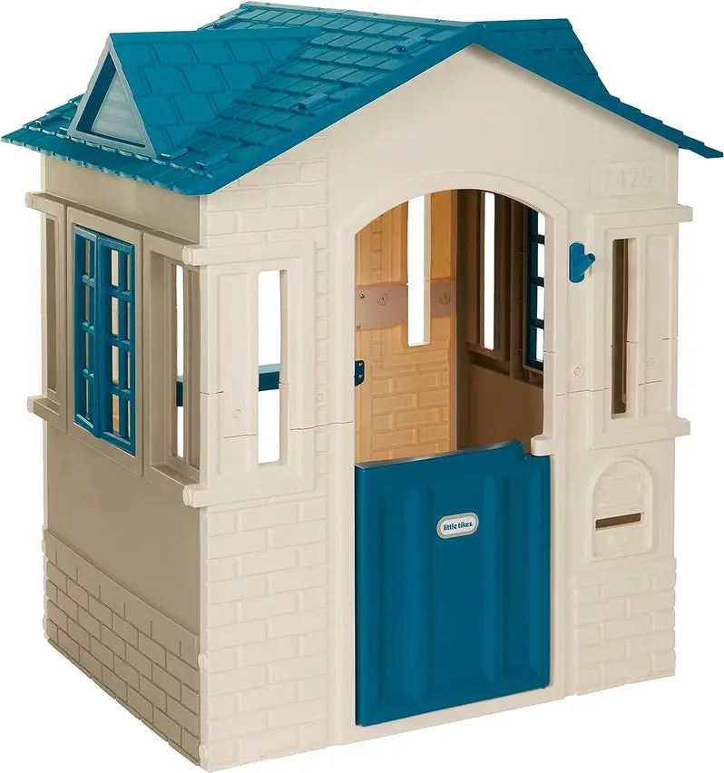 Cape Cottage Blue Play Theater – Creative Storytelling Stage for Imaginative Play