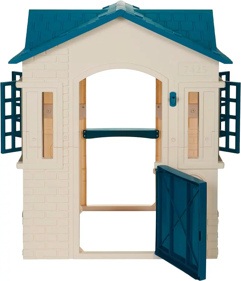 Cape Cottage Blue Play Theater – Creative Storytelling Stage for Imaginative Play