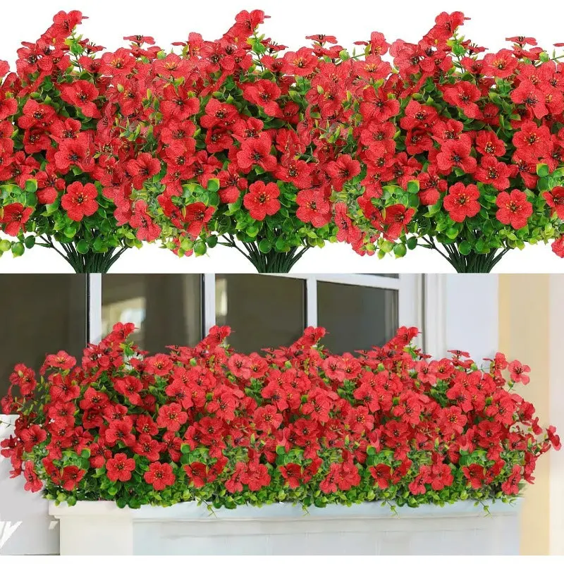 Cascading Eucalyptus Silk Stem – Versatile Greenery for Wreaths, Garlands, and Shelf Styling