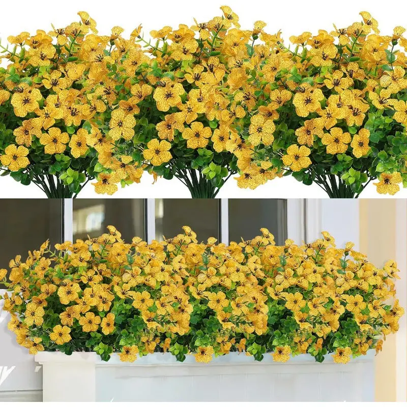 Cascading Eucalyptus Silk Stem – Versatile Greenery for Wreaths, Garlands, and Shelf Styling