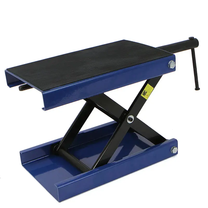 Center-Scissor Motorcycle Lift Jack – Heavy-Duty 1,100-Lb Capacity with Stable Dolly Base 2