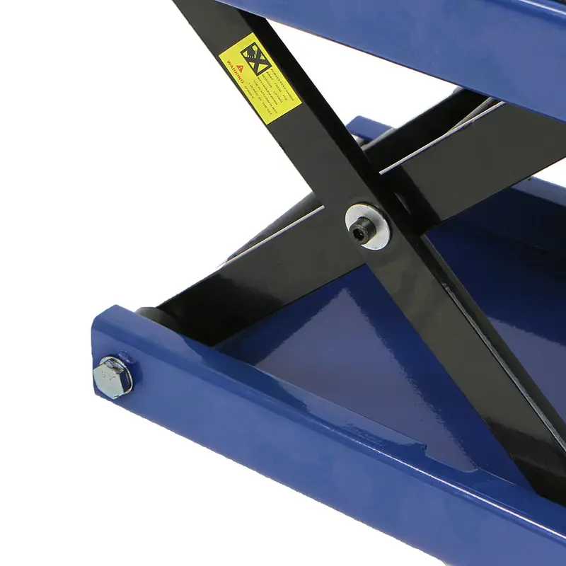 Center-Scissor Motorcycle Lift Jack – Heavy-Duty 1,100-Lb Capacity with Stable Dolly Base