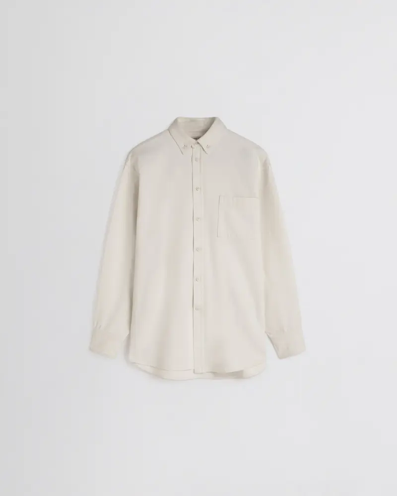 Chalk Denim Button-Down Shirt