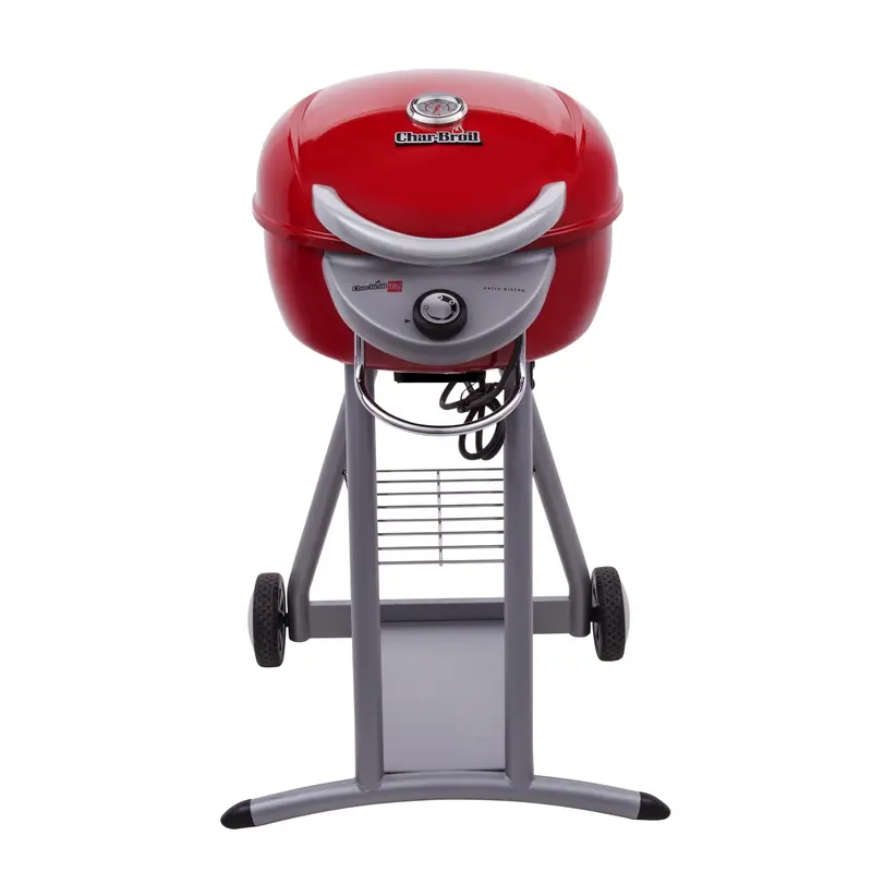 Char-Broil Patio Bistro Compact Electric Grill – Vibrant Red Finish