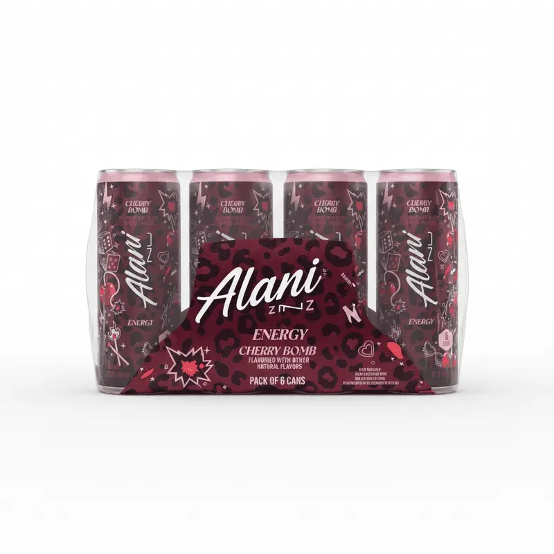 Cherry Bomb Energy Drink – Intense Flavor, 12 fl oz Cans, 6-Unit Pack
