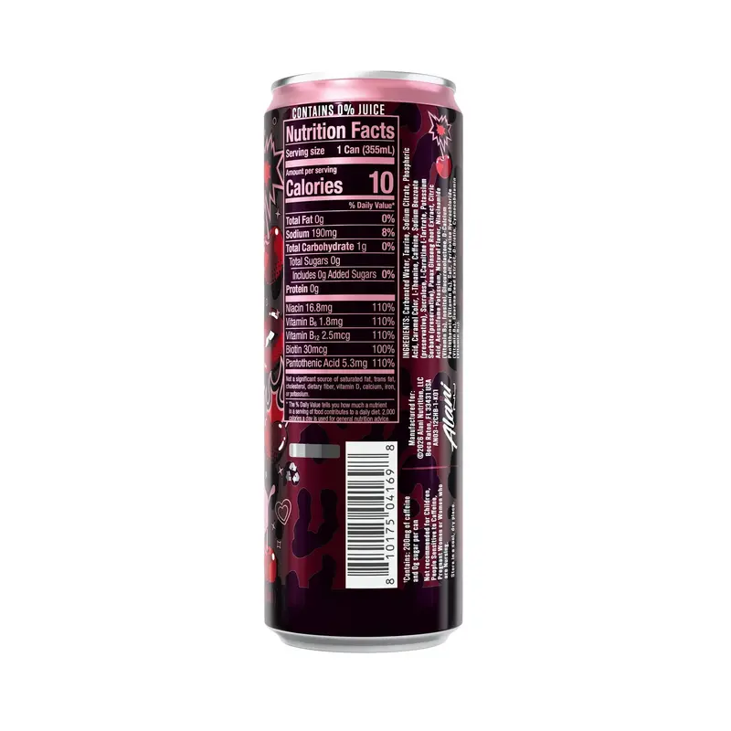 Cherry Bomb Energy Drink – Intense Flavor, 12 fl oz Cans, 6-Unit Pack