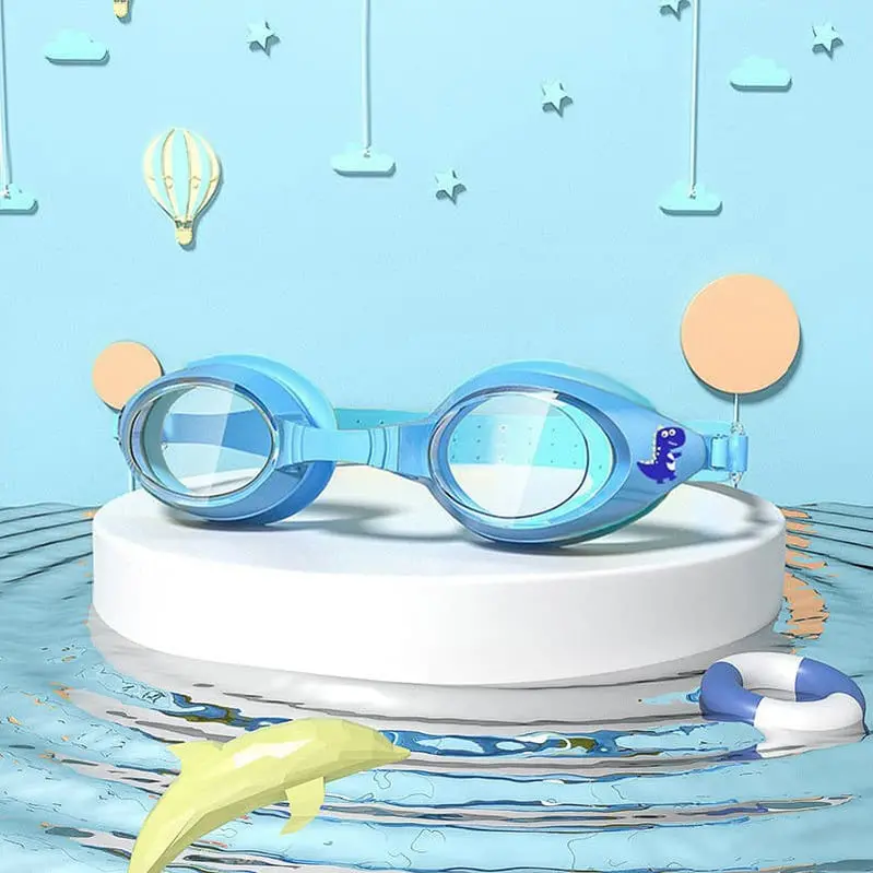 Children's Waterproof Training Goggles – Comfort-Fit Anti-Fog Eyewear for Beginner Swimmers