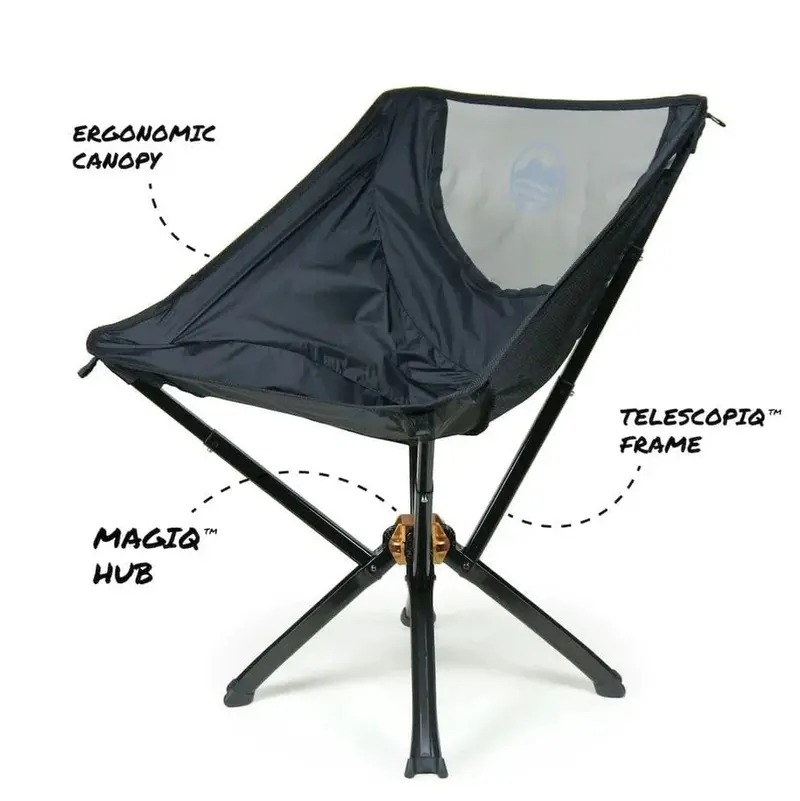 CLIQ Ultra-Light Folding Camping Chair – Durable Portable Seat with 300 lb Capacity