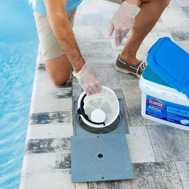 Clorox Pool&Spa XtraBlue Chlorine Tablets – 3" Extended-Release Sanitizer, 35 lb Bucket