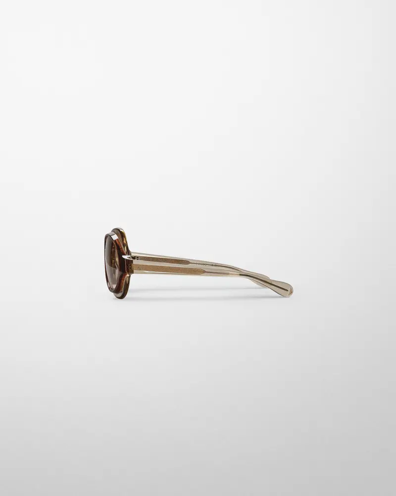 Cognac Acetate Cookie Sunglasses – Retro-Inspired 1969 Design 2