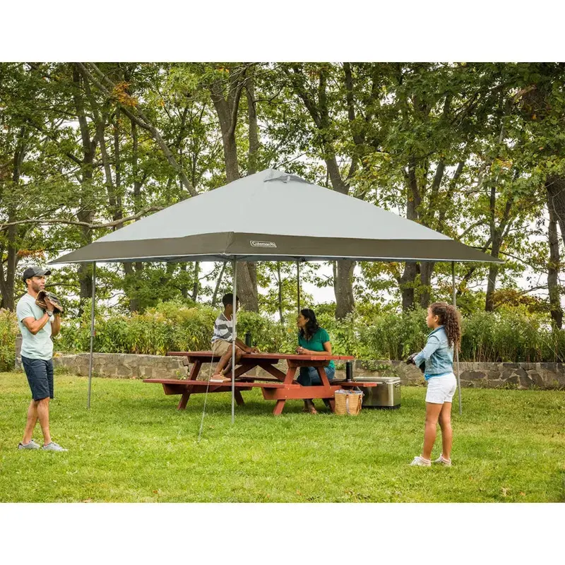 Coleman Instant Eaved Pop-Up Canopy – 13 ft x 13 ft Weather-Resistant Shelter