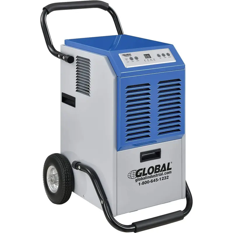 Commercial Portable Dehumidifier – 110 Pint Daily Capacity for Large Spaces and Basements