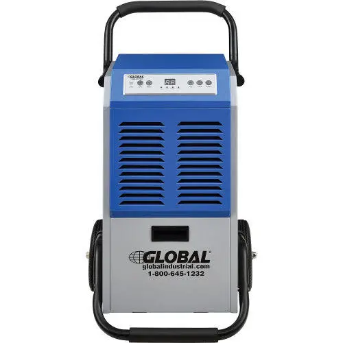 Commercial Portable Dehumidifier – 110 Pint Daily Capacity for Large Spaces and Basements