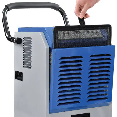 Commercial Portable Dehumidifier – 110 Pint Daily Capacity for Large Spaces and Basements