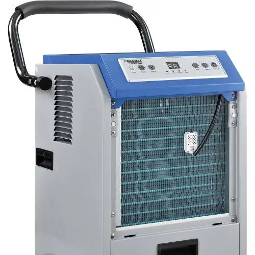 Commercial Portable Dehumidifier – 110 Pint Daily Capacity for Large Spaces and Basements