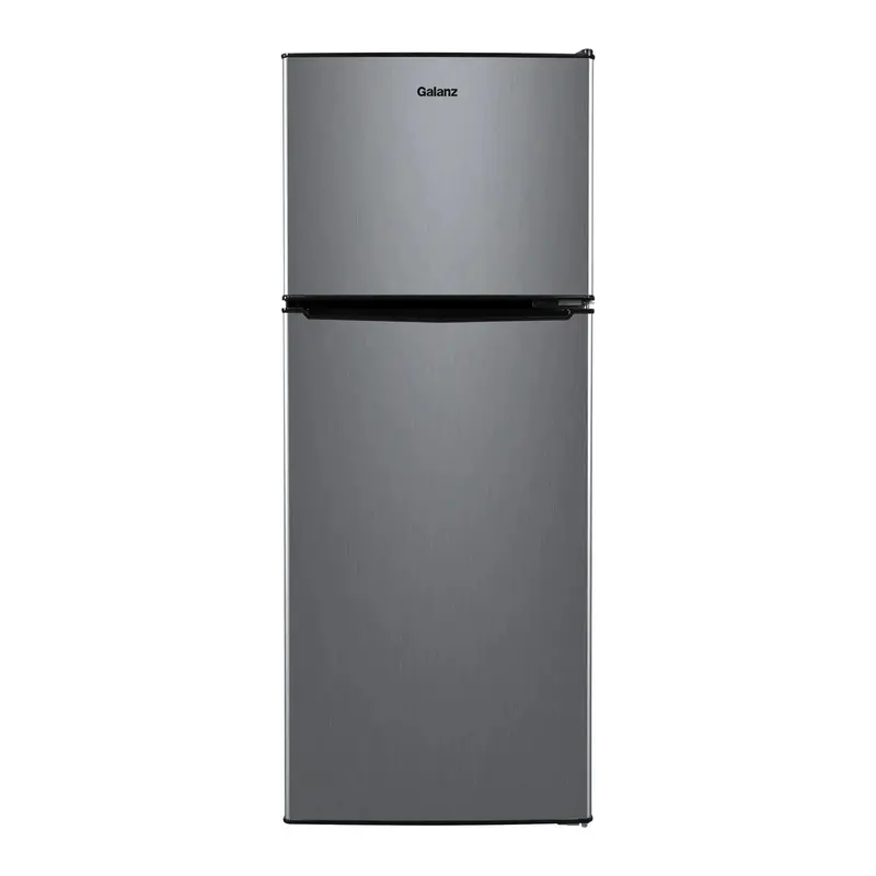 Compact 4.6 Cu Ft Stainless Steel Mini Refrigerator with Integrated Freezer