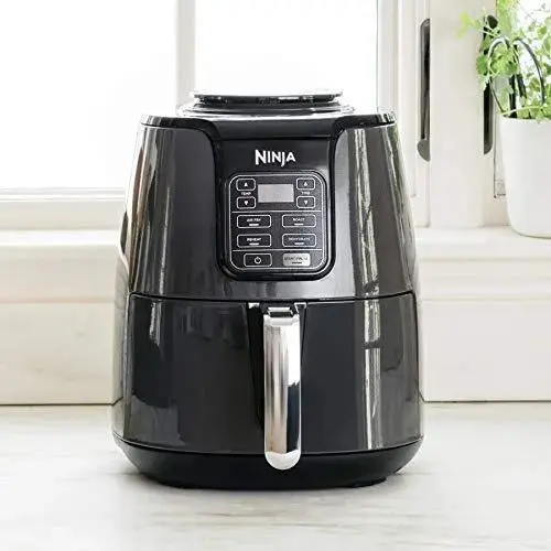 Compact 4-Quart Air Fryer – Ninja AF101 Countertop Cooker in Black/Gray