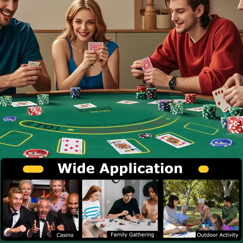Compact 400-Piece Casino-Style Poker Chip Set — Comes with Playing Cards and Dealer Button