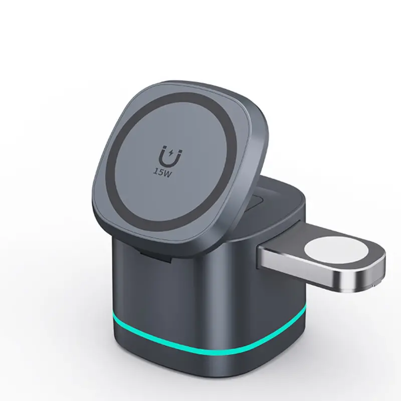 Compact Foldable 3-in-1 MagSafe Wireless Charger 2