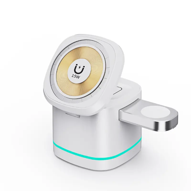 Compact Foldable 3-in-1 MagSafe Wireless Charger