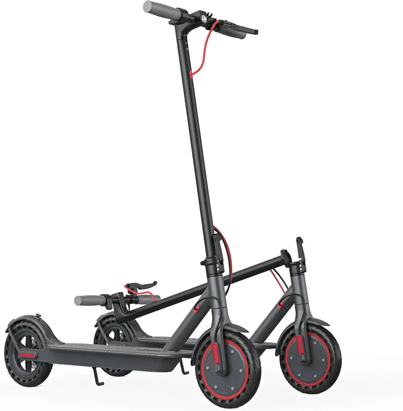 Compact Foldable Electric Scooter for Adults — 350W Motor, 8.5" Non-Pneumatic Tires, 19mph Max Speed, 21–23 Mile Range, Bluetooth App Integration