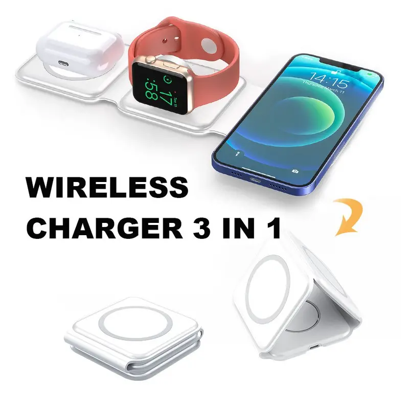 Compact MagSafe Travel Charger — Optimized for Apple Ecosystem