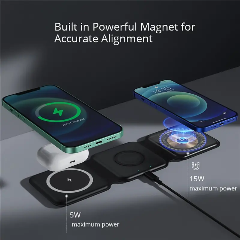 Compact MagSafe Travel Charger — Optimized for Apple Ecosystem