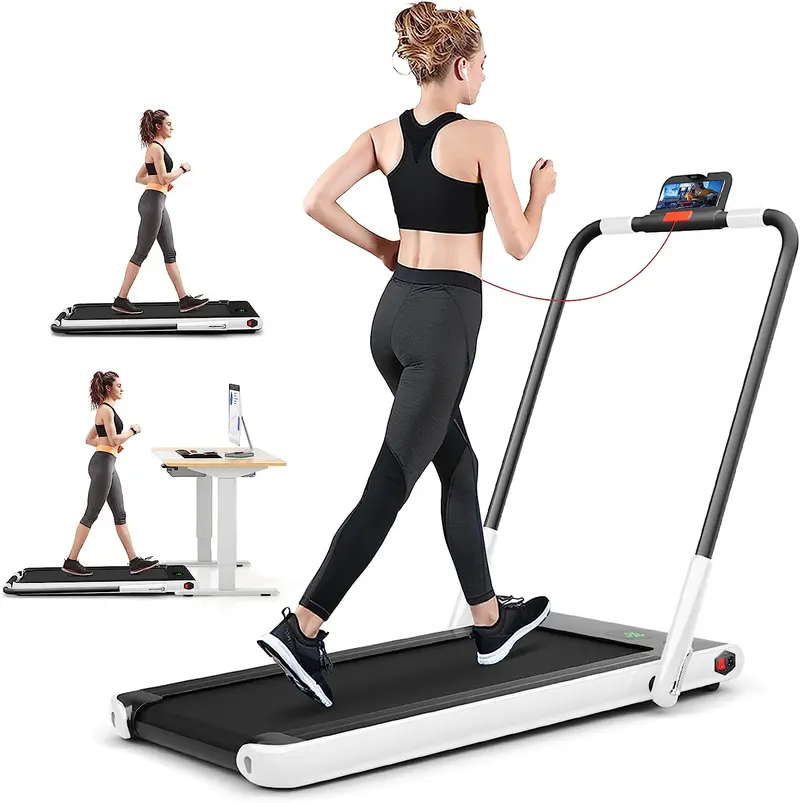 Compact Under-Desk Folding Treadmill – 2.25 HP Superfit Walking Machine with Dual Modes