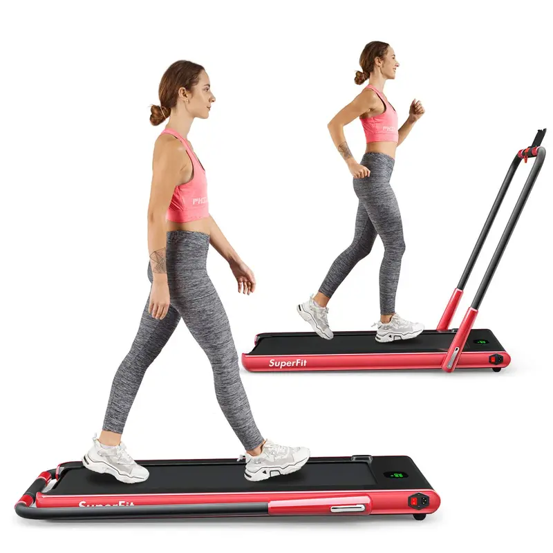 Compact Under-Desk Folding Treadmill – 2.25 HP Superfit Walking Machine with Dual Modes