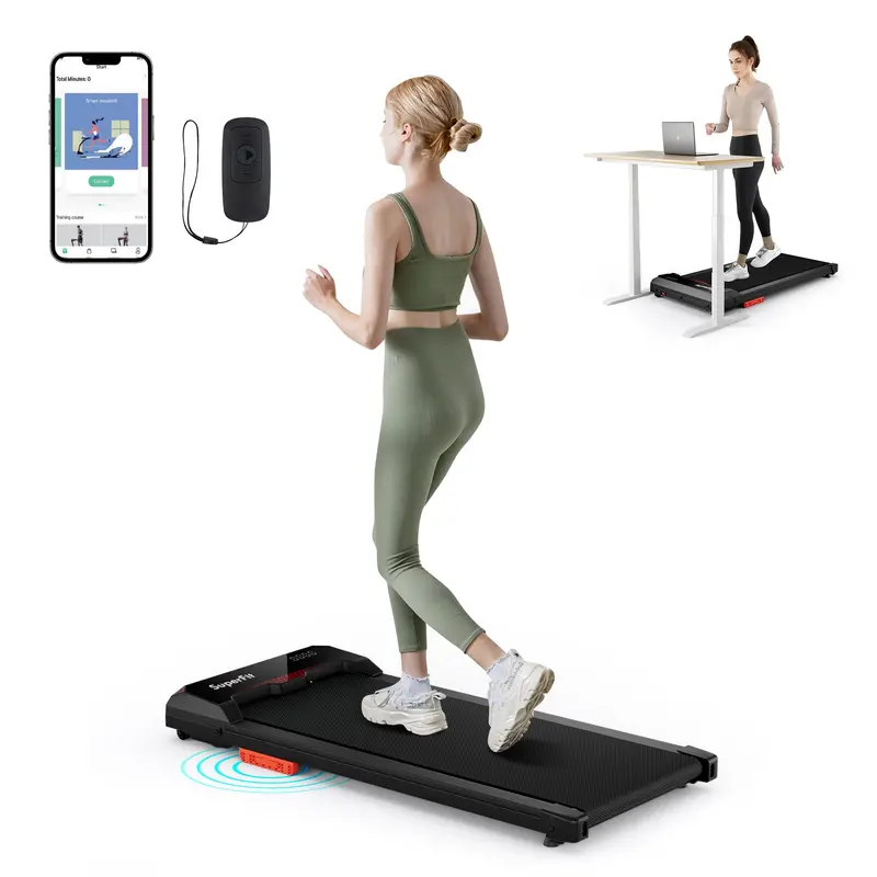 Compact Under-Desk Walking Pad – 2.5HP Quiet Treadmill, 340 lb Capacity