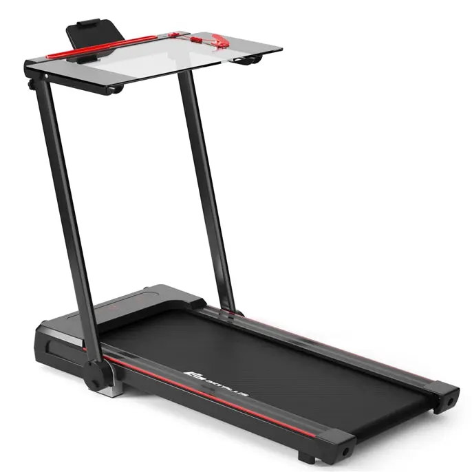 Compact Under-Desk Walking Pad – 3-in-1 Treadmill Featuring Detachable Standing Desk