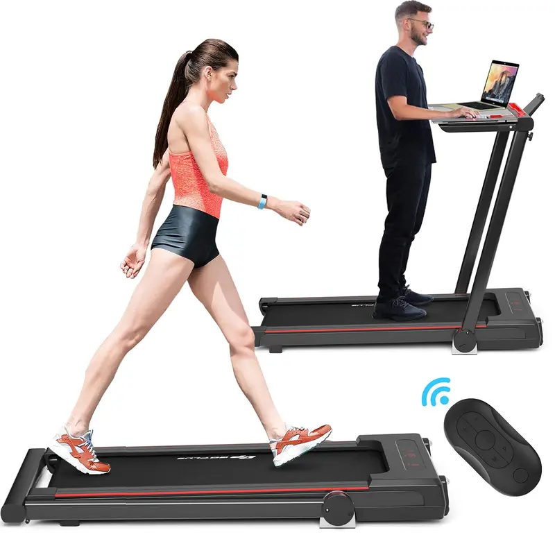 Compact Under-Desk Walking Pad – 3-in-1 Treadmill Featuring Detachable Standing Desk 2