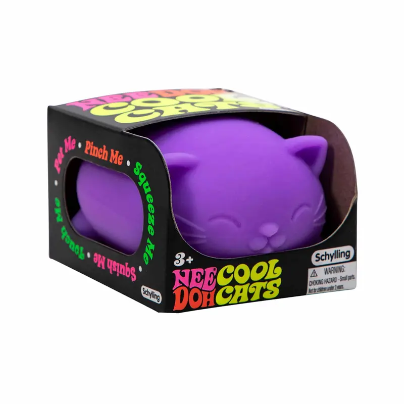 Cool Cats NeeDoh – Whimsical Cat-Shaped Sensory Squeeze Set