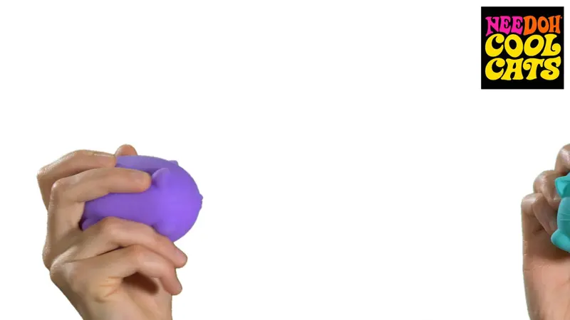 Cool Cats NeeDoh – Whimsical Cat-Shaped Sensory Squeeze Set 2