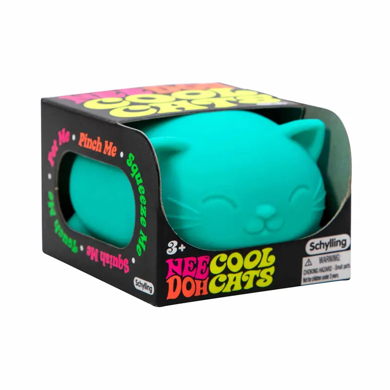 Cool Cats NeeDoh – Whimsical Cat-Shaped Sensory Squeeze Set